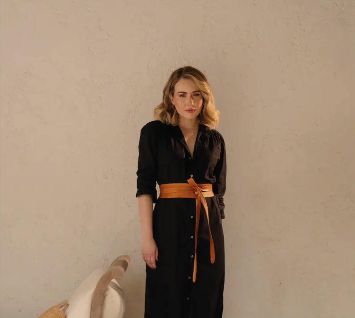 Ada Wrap Belt Cognag