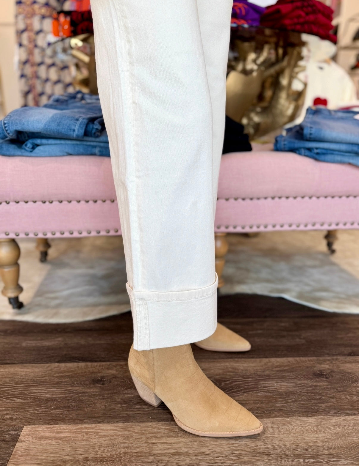 Kut Meg High Rise Wide Legs Candle
