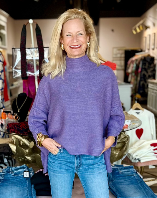 Kerisma Boho Sweater Vintage Violet