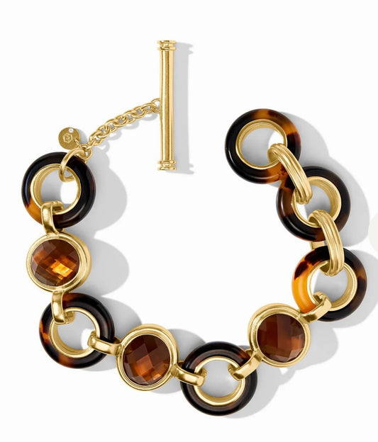 Julie Vos Carnaby Stone Bracelet Tortoiseshell