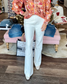 Lysse Alma Hi Waist Cavalry Trouser Snow White