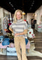 Kerisma London Stripe Sweater Biege Multi