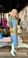 Emily McCarthy Poppy Caftan Bluebonnet