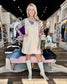 Suede Shift Dress Oatmeal