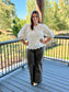 The Willow Bloom Scalloped Top