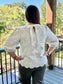 The Willow Bloom Scalloped Top