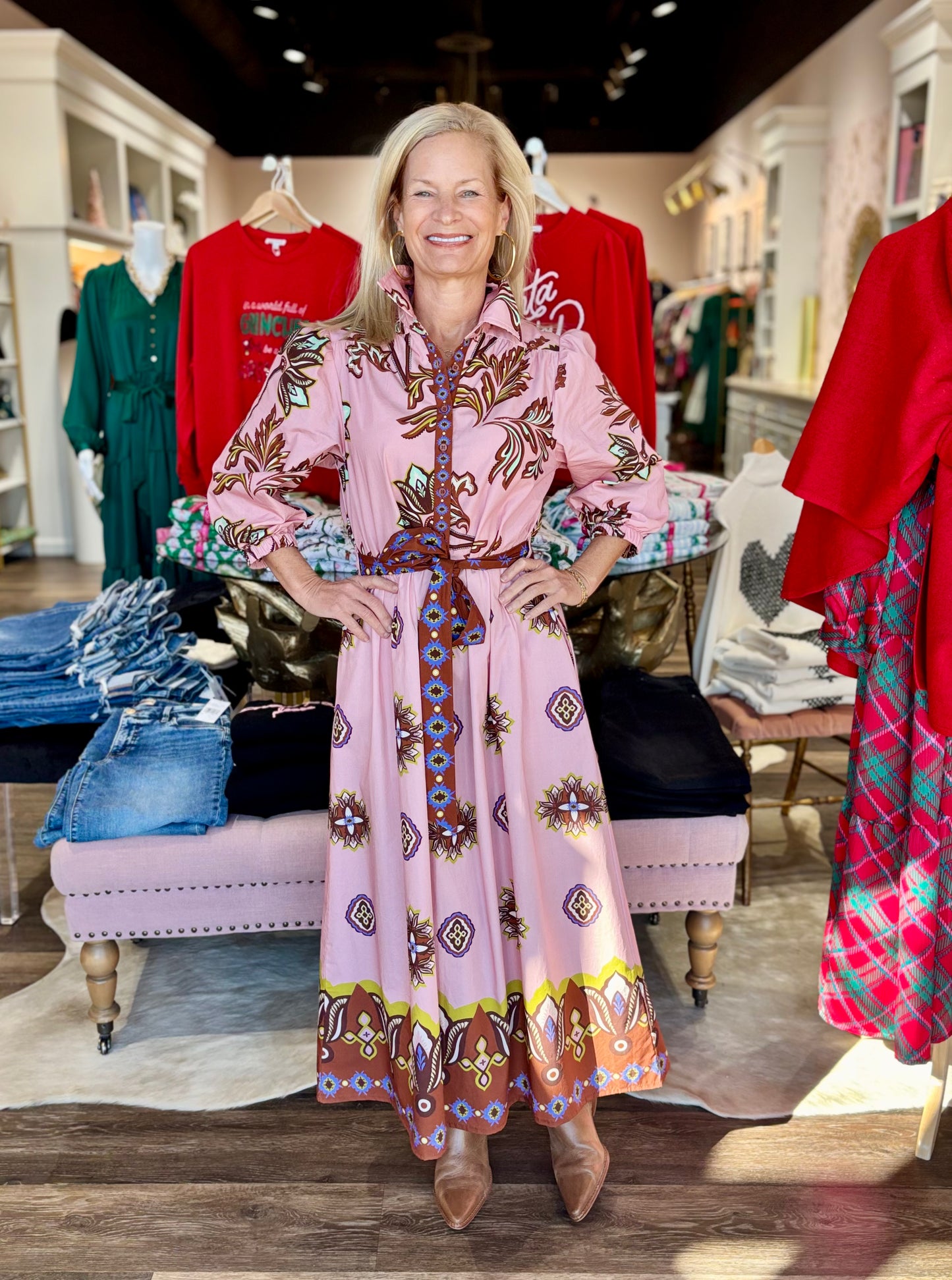 Maude Vivante Remi Dress Floral Motifs