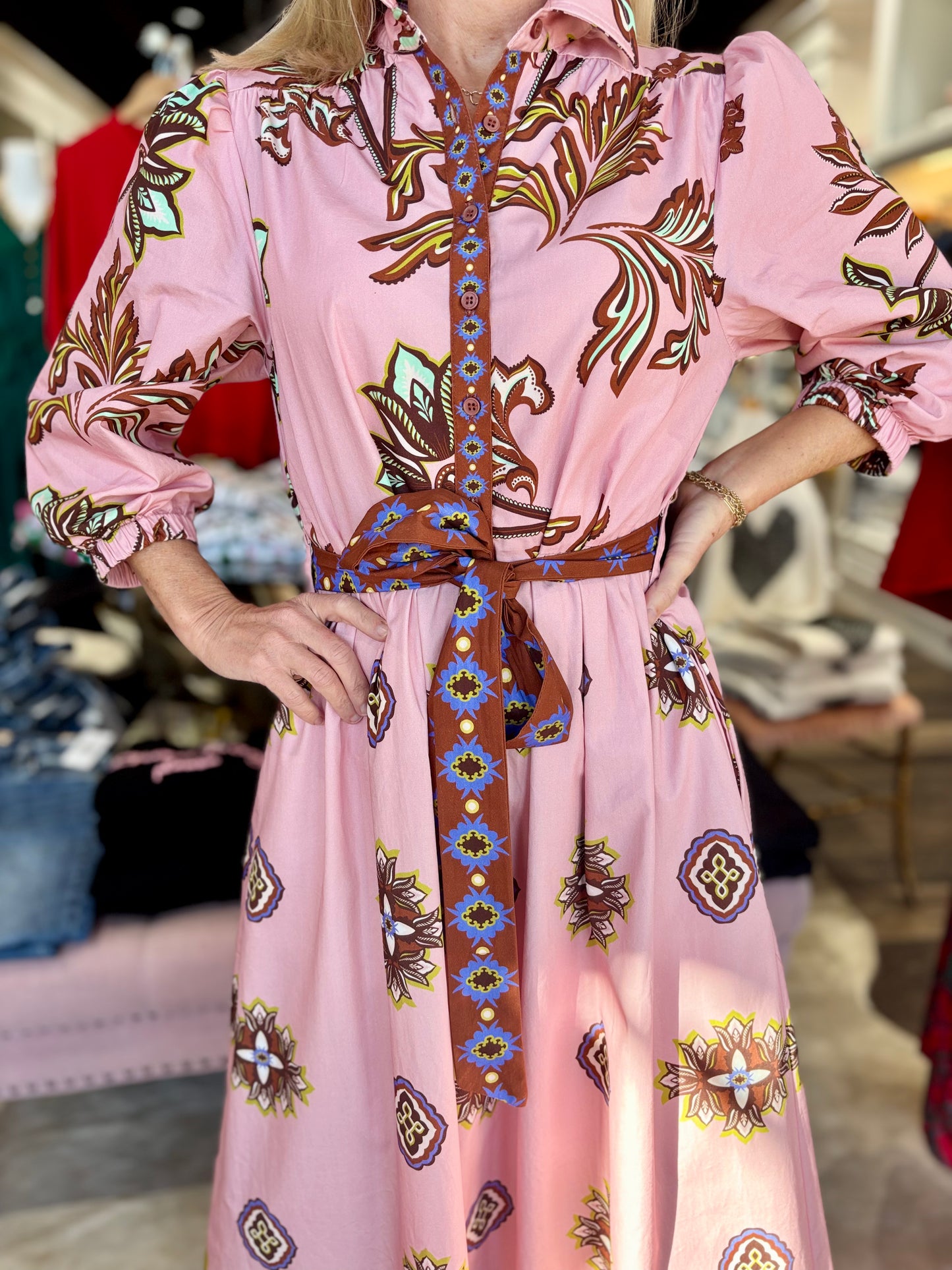 Maude Vivante Remi Dress Floral Motifs