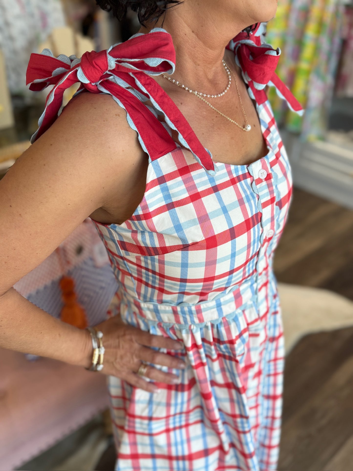 Garland Bree Dress Summer Plaid