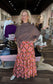Brooks Avenue Jess Tiered Maxi Skirt Farmhouse Pink