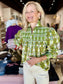 Penelope Smocked Blouse Camo