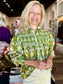 Penelope Smocked Blouse Camo