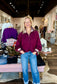 Half Zip Burgundy