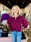 Half Zip Burgundy