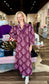 Botanical 3/4 Sleeve Midi Dress