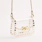 Jackie in Hexagon Clear Handbag