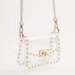Jackie in Pearl Clear Handbag