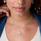 Julie Vos Canterbury Delicate Station Necklace Silver