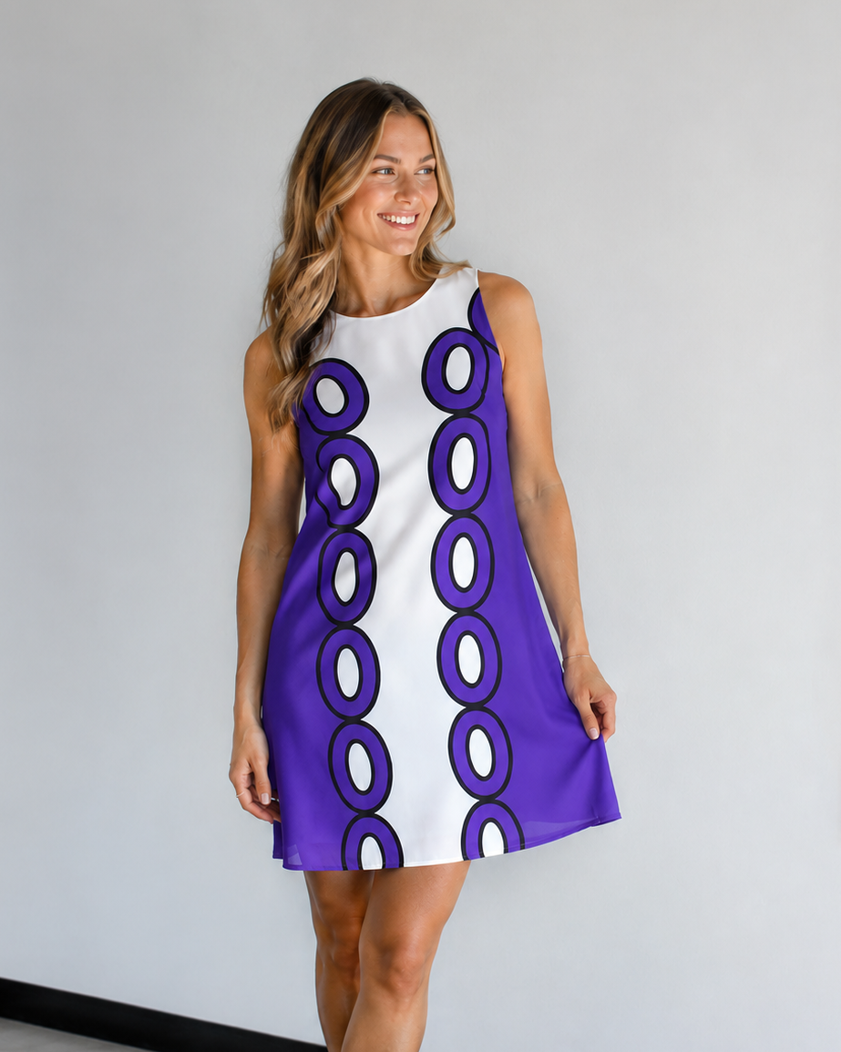 Jade Sheath Dress Purple