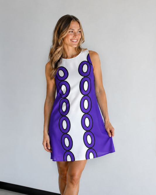 Jade Sheath Dress Purple