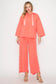 Joh Apparel Farrah French Scuba Pearl Pant Peach
