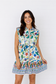 Joy Joy Placket Dress Festive Florals