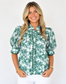 Joy Joy Ric Rac Meadow Floral Blouse