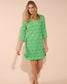 Jude Connally Megan Dress Sail Geo Grass Green