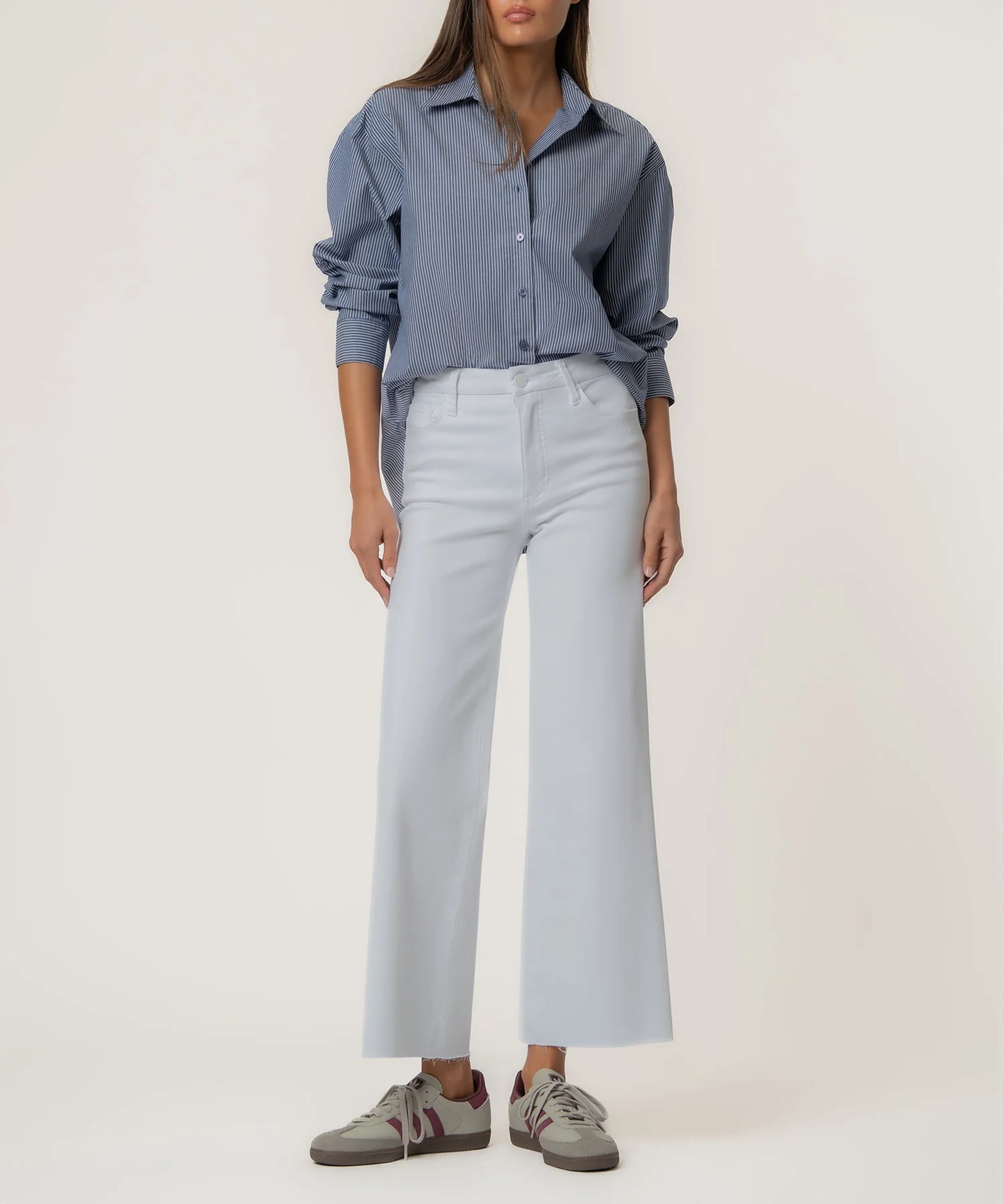 Kut Meg High Rise Wide Leg White