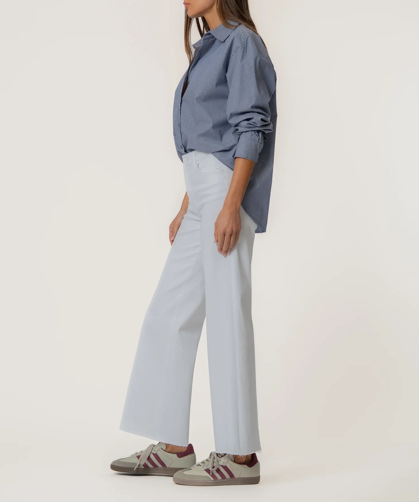 Kut Meg High Rise Wide Leg White
