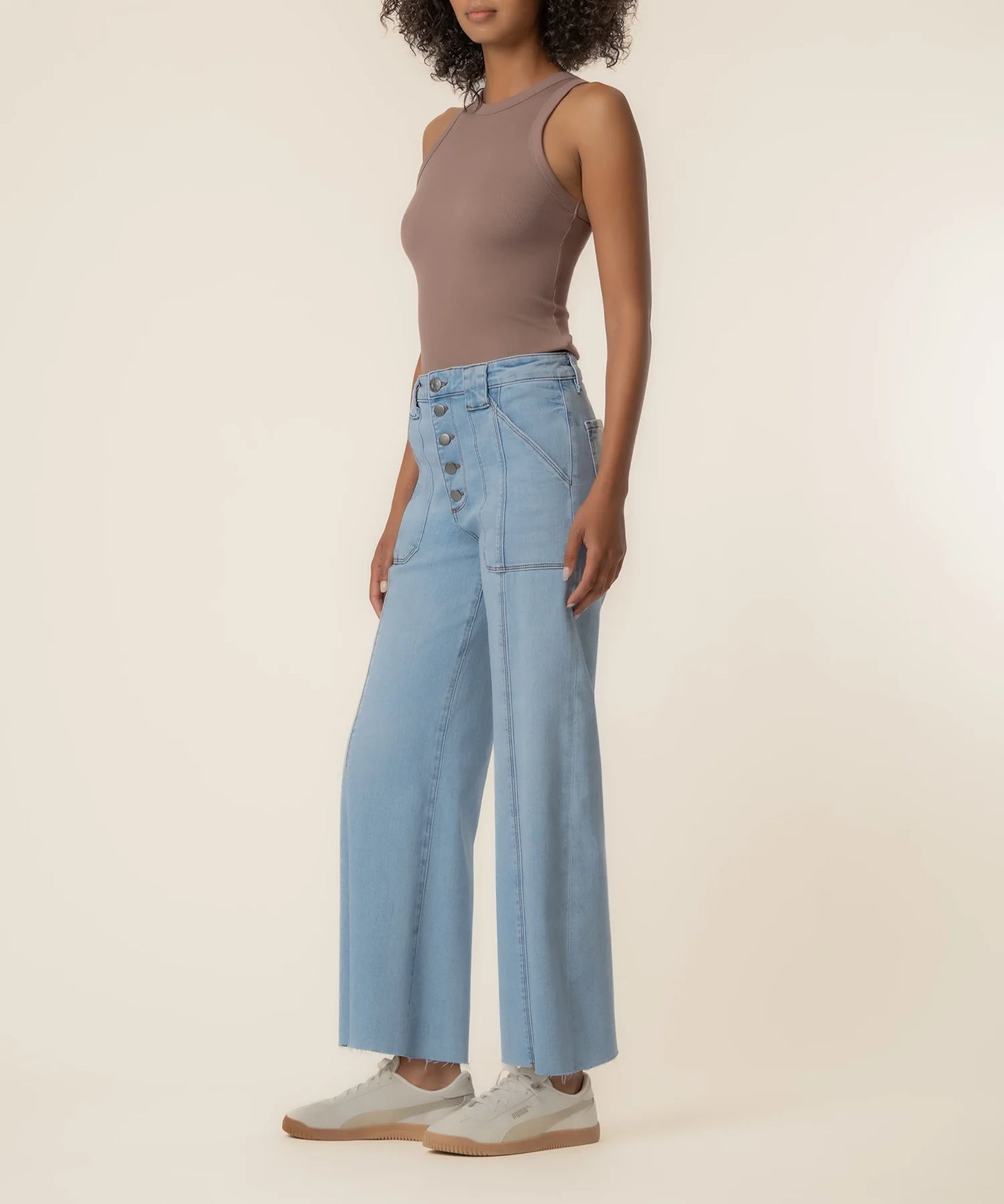 Kut Meg High Rise Wide Leg Tonel