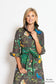 House of MBR Feather Frolic Ruthie Shirt Dress Long