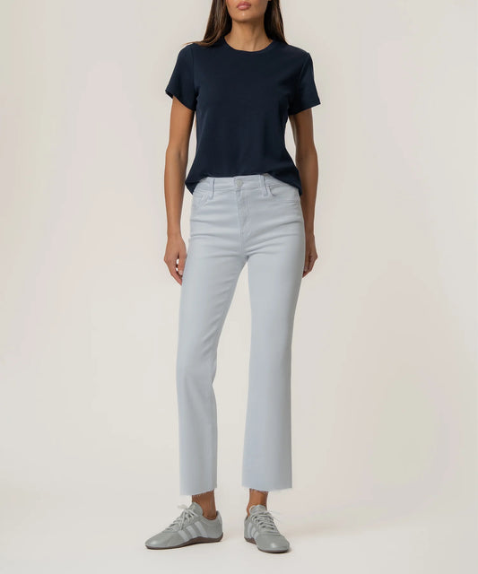 Kut Kelsey High Rise Ankle Flare White