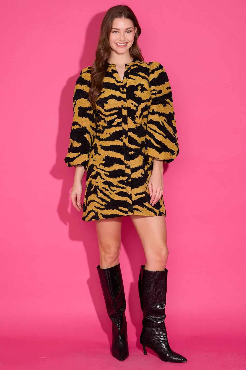 Alden Adair Athena Dress Noir Cat