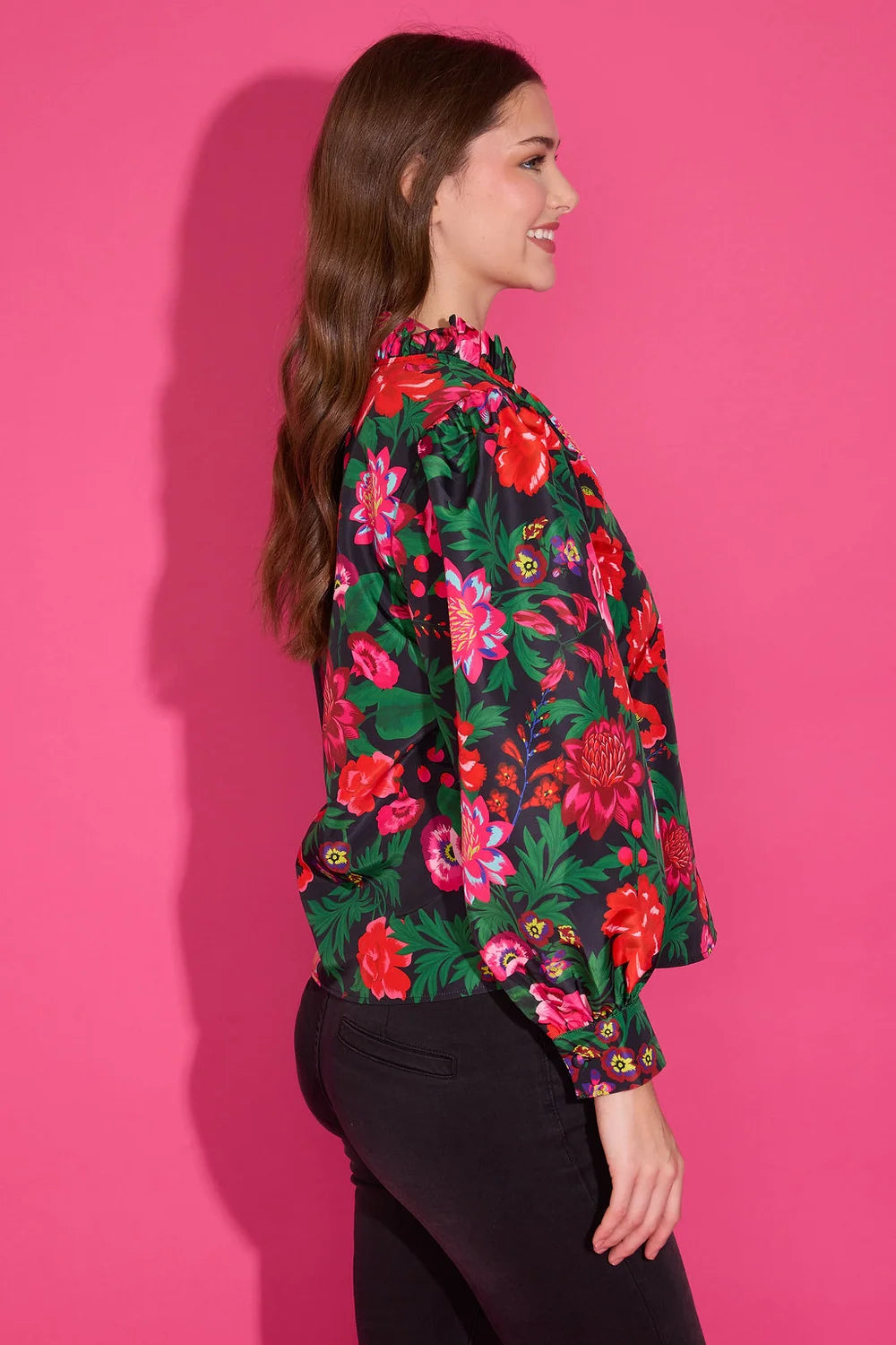 Alden Adair Phoebe Top Flora