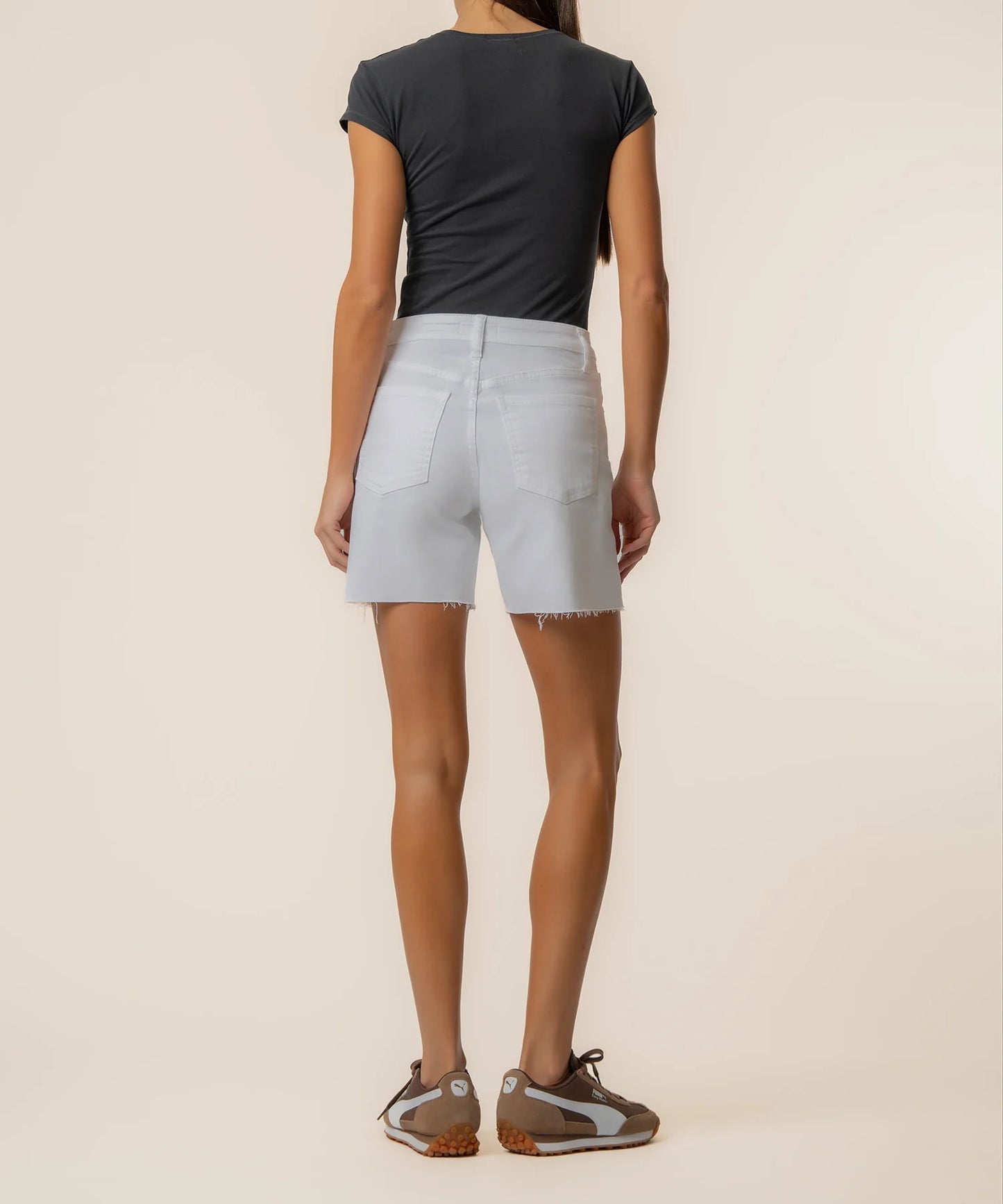 Kut Hailey High Rise Short Optic White