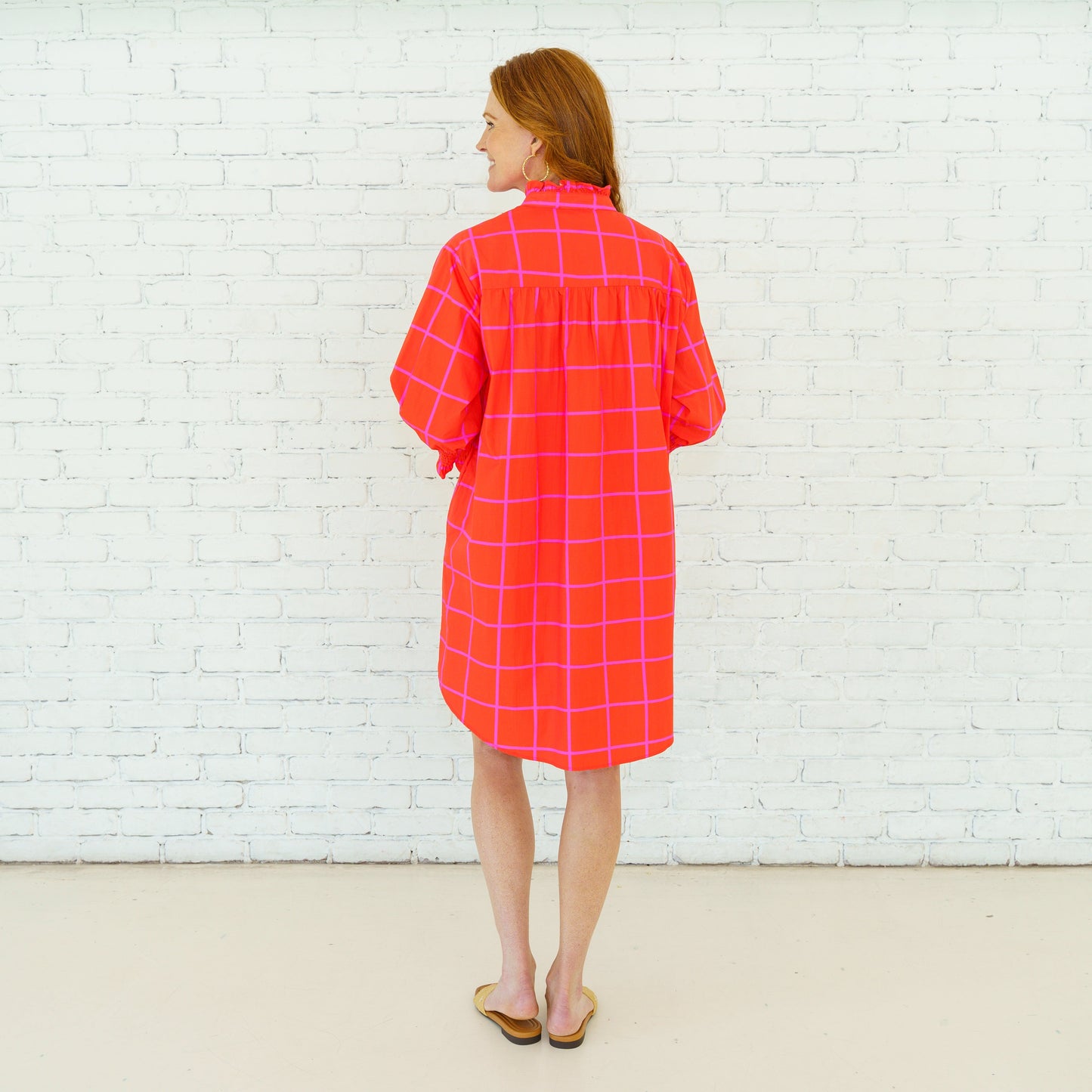 Kimberly Park Dress Red and Pink