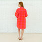 Kimberly Park Dress Red and Pink