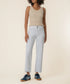 Kut Charlotte High Rise Straight Leg White