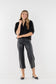 Emily McCarthy Estelle Top Black Tie