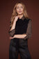 Renuar Illusion Knit Layered Vest Black