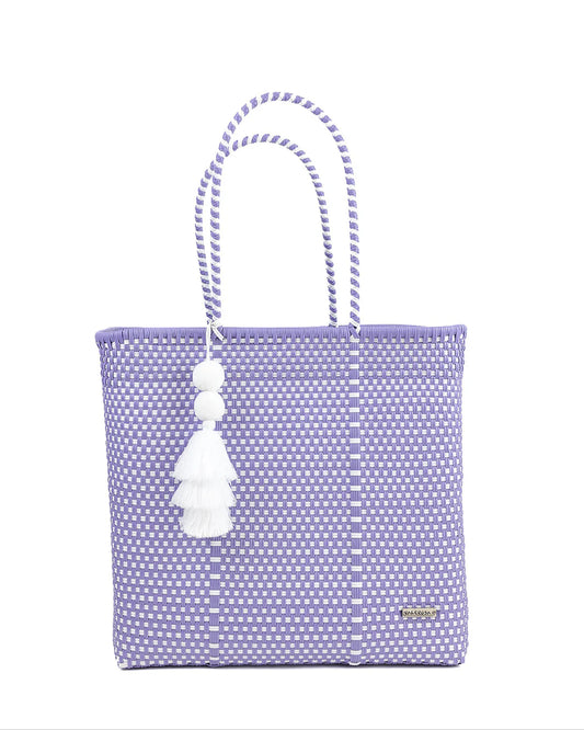 Valerosa Lilac and White Checkered Playera