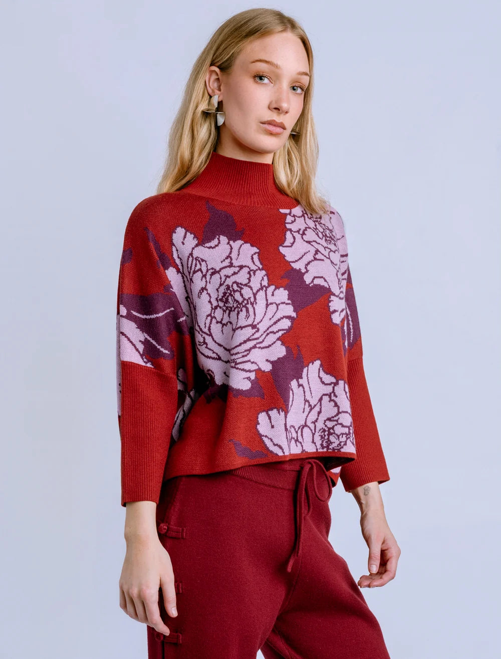 Kerisma Peony Aja Sweater Lunar Red