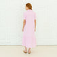 Maddie Dress Pink Stripe