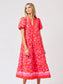 Mary Square Kinsley Dress Garden Samba