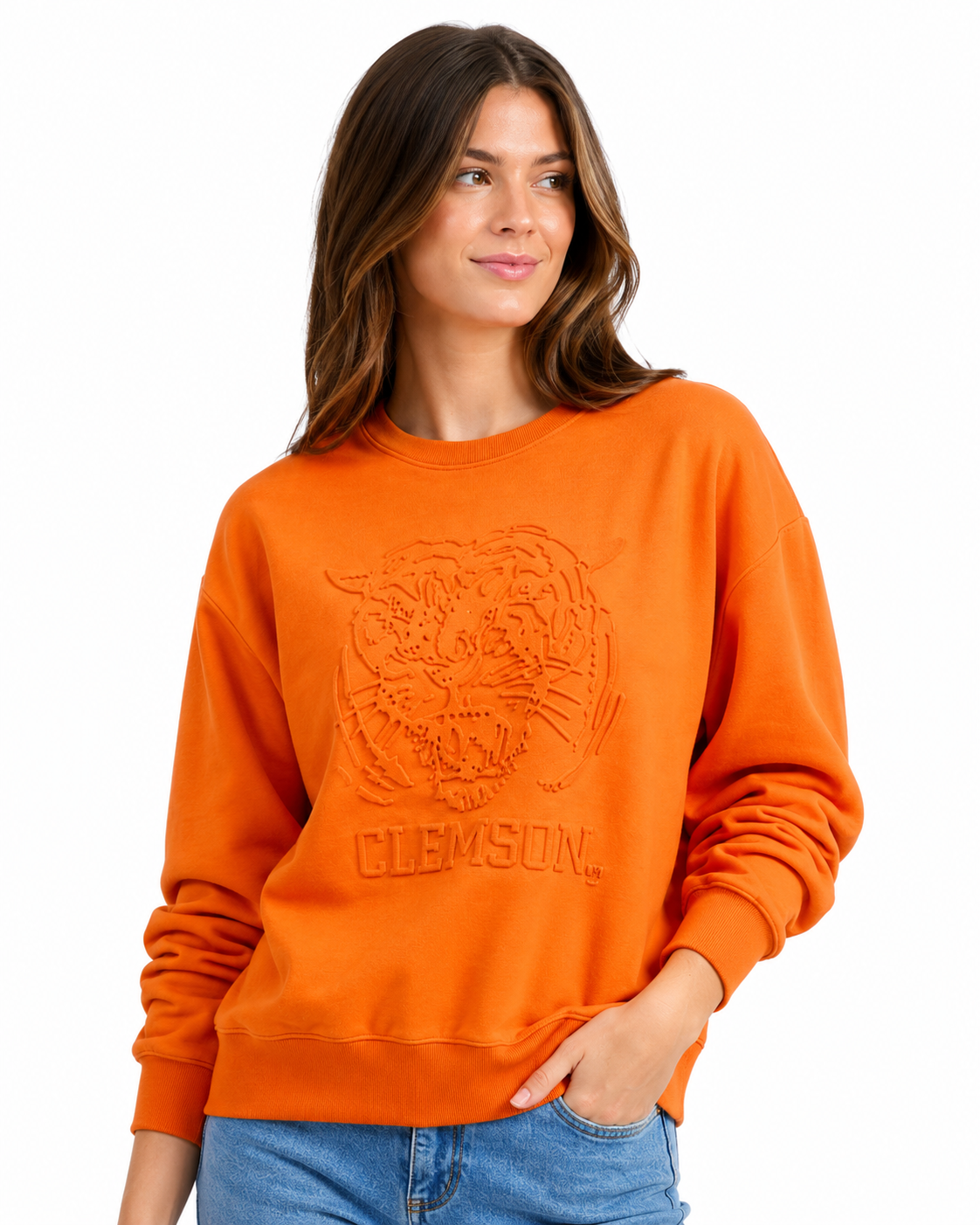 Mary Square Sarah Sweatshirt Clemson