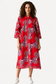 Maude Vivante Eliza Dress Crimson Ascent