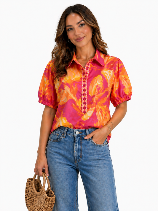 Maude Vivante Raya Top Petal Blaze