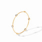 Julie Vos Milano Luxe Bangle Iridescent Clear Crystal