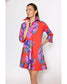 House of MBR Miss Scarlet Ruthie Shirt Dress Short